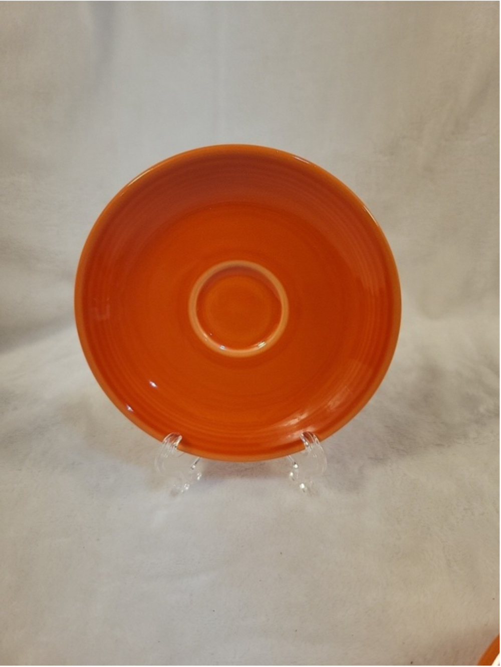 Fiesta Poppy Espresso Demitasse Saucer Only Homer Laughlin – No Cup